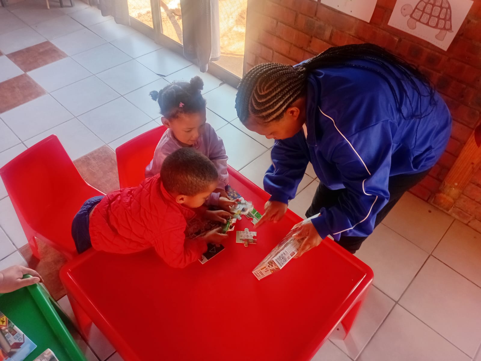 Teacher and Students